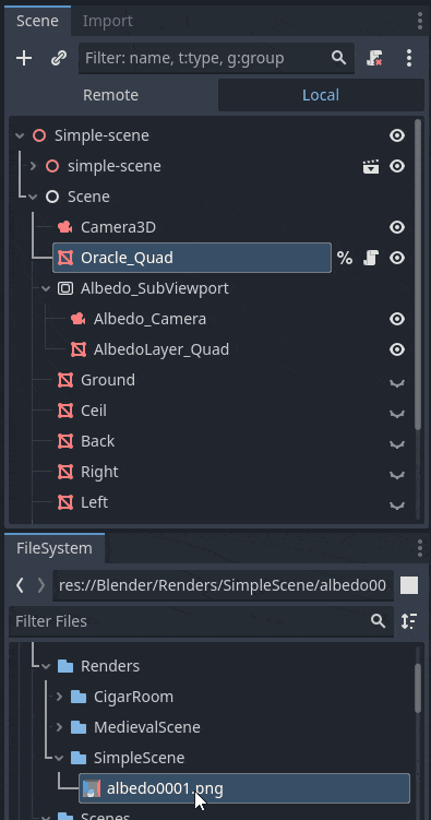 gif indiquant comment desactiver la compression des textures dans Godot