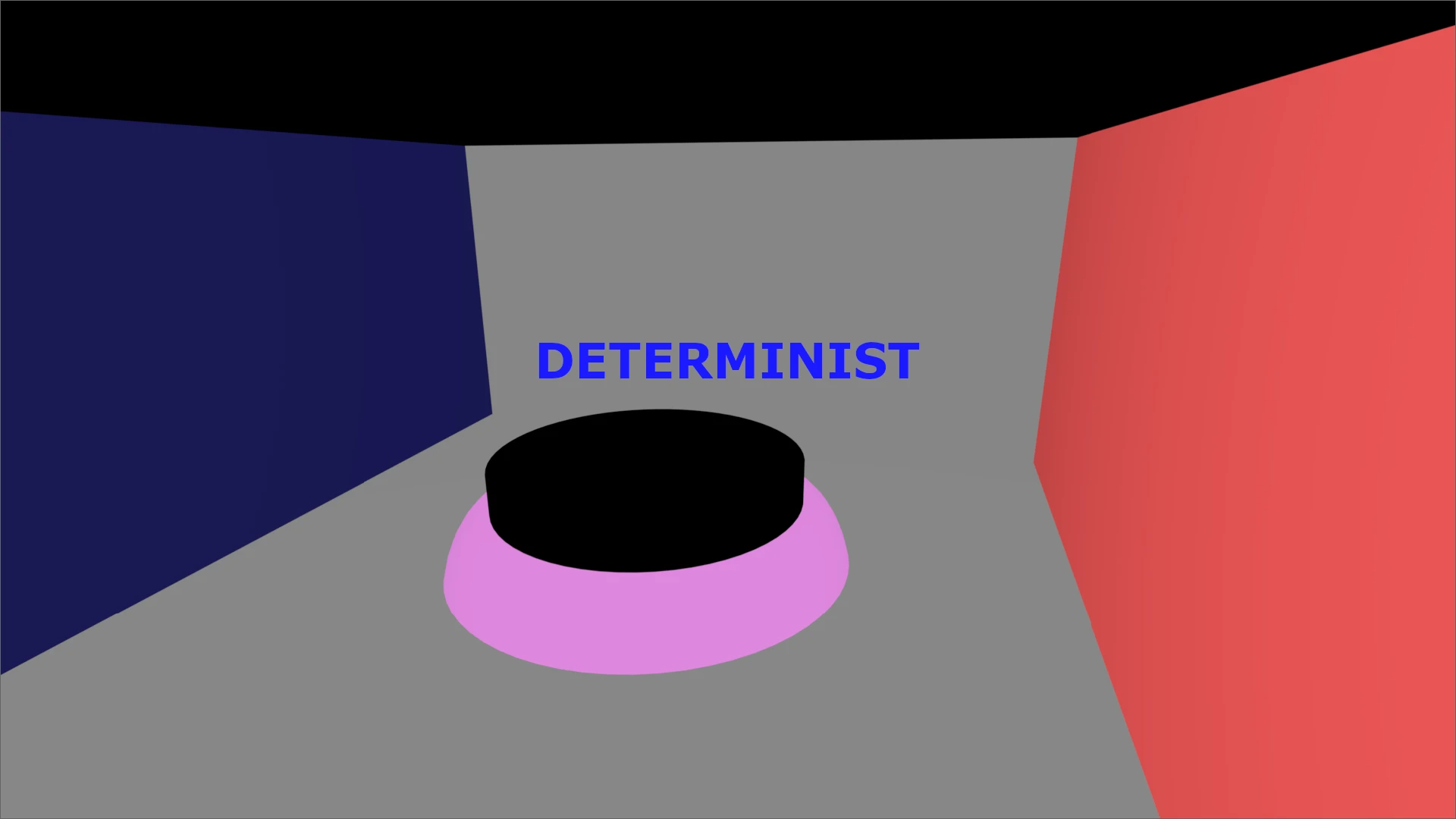Albedo déterministe noir dans les zones incriminées